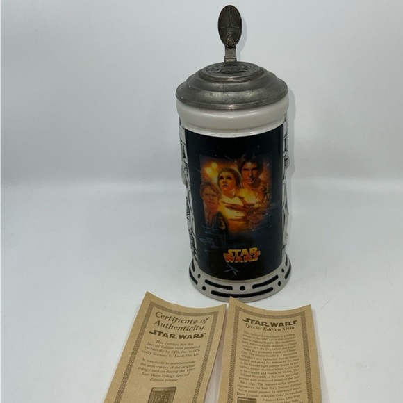 Vintage 1998 Star Wars Special Edition Stein Mug Artwork By Drew Struzan - Picture 1 of 8